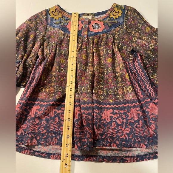Anthropologie Postmark Ciutadella Embroidered Floral Top - Picture 15 of 15